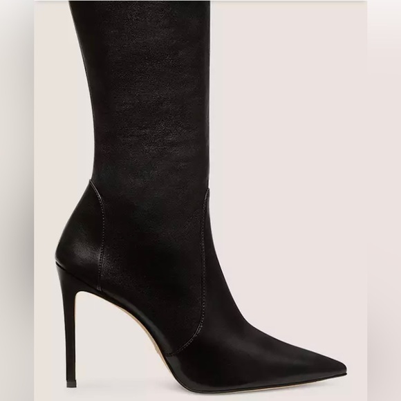 Stuart Weitzman UltraStuart 100 Stretch Boot BLACK SIZE 7 - Picture 4 of 9